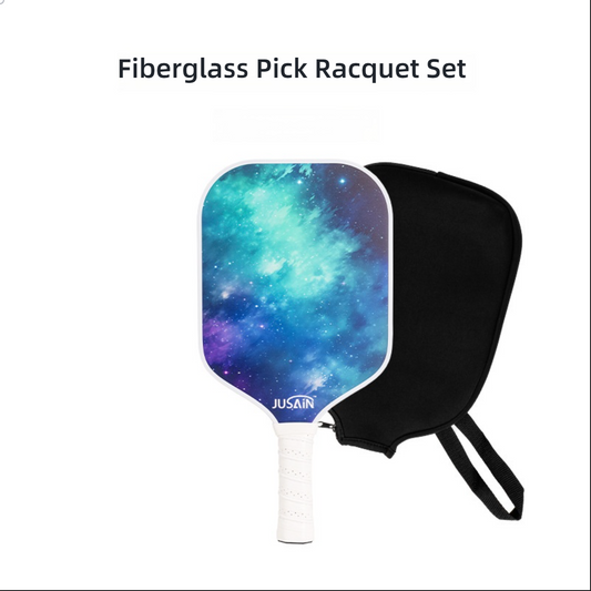 Galaxy star theme fiberglass paddle, offering what is the best paddle for pickleball performance.