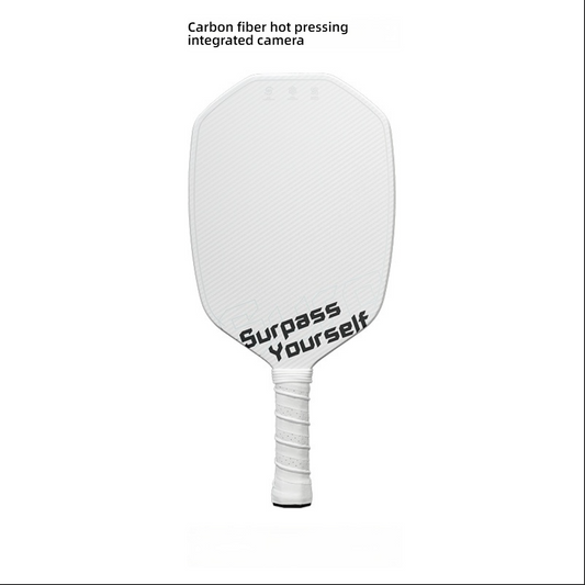 White SKU rendering with "Surpass Yourself" slogan. A stylish choice for what is the best pickleball paddle for beginners.