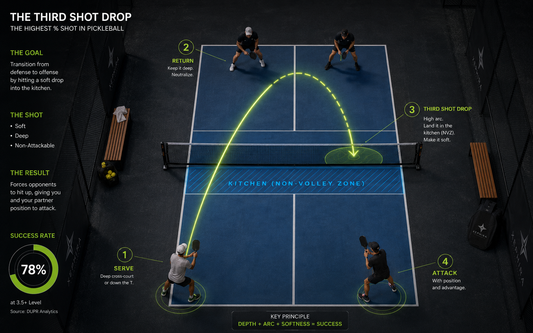 Mastering the Third Shot Drop: The Tactical Divide Between Amateurs and Pros