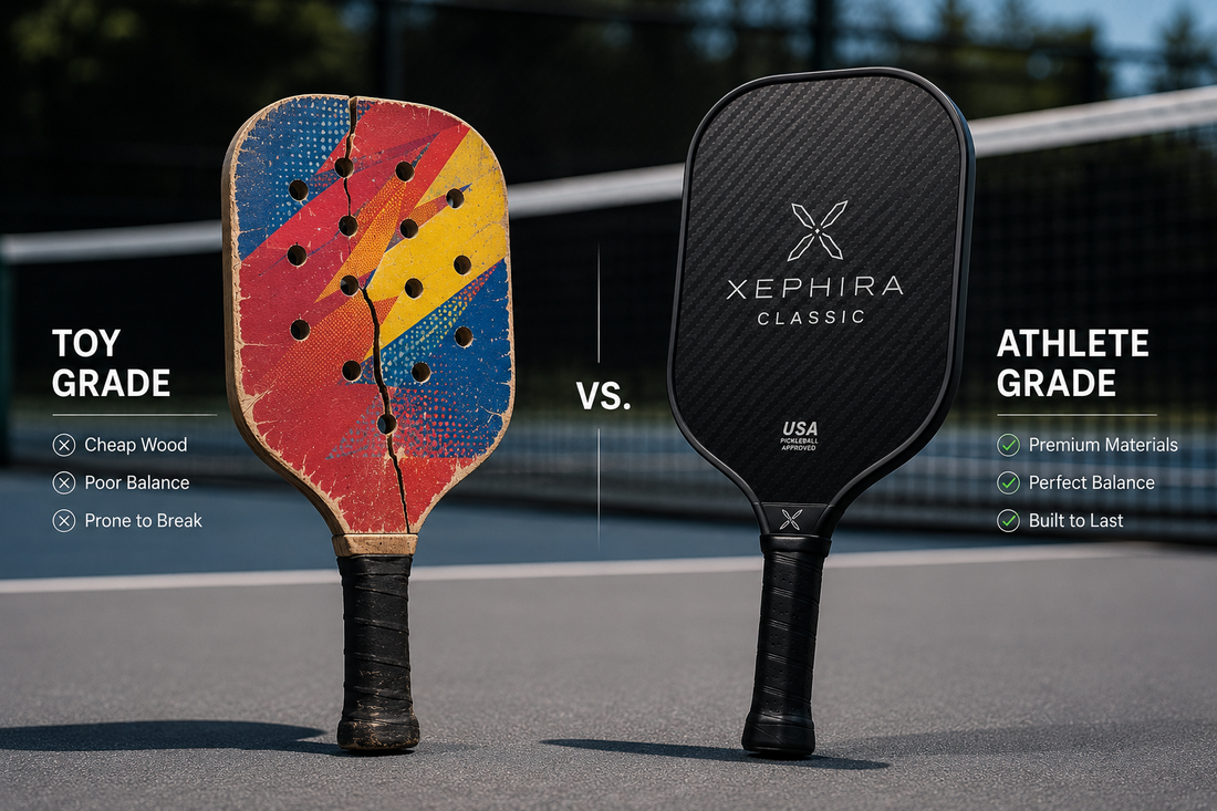Stop Playing with Toys: Why Your $30 Amazon Paddle is Ruining Your Pickleball Game (and Your Elbow)