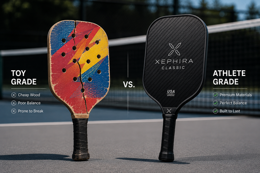 Stop Playing with Toys: Why Your $30 Amazon Paddle is Ruining Your Pickleball Game (and Your Elbow)