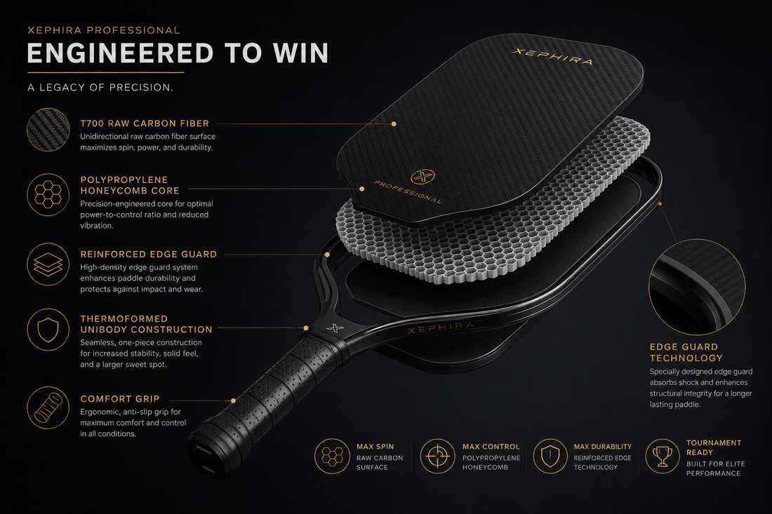 T700 Raw Carbon Fiber vs. Fiberglass: What’s Actually Inside Your Pickleball Paddle?