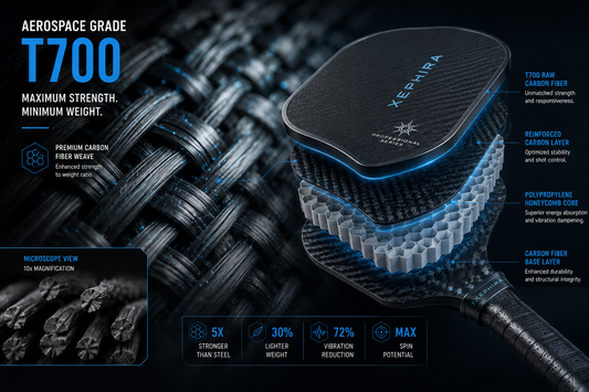 The Ultimate Guide to Pickleball Paddle Technology: Why T700 Raw Carbon Fiber is the Gold Standard for 2025