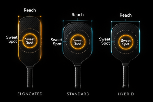 Shape Matters: Choosing Between Elongated, Standard, and Hybrid Paddles