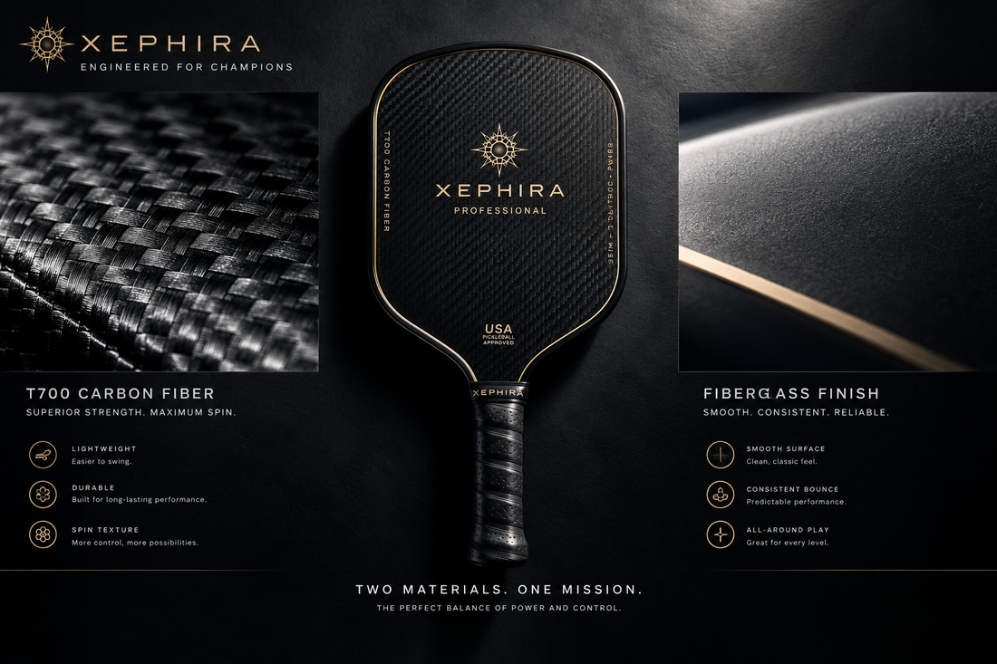 Carbon Fiber vs. Fiberglass: Choosing the Right Pickleball Paddle for Your Playstyle