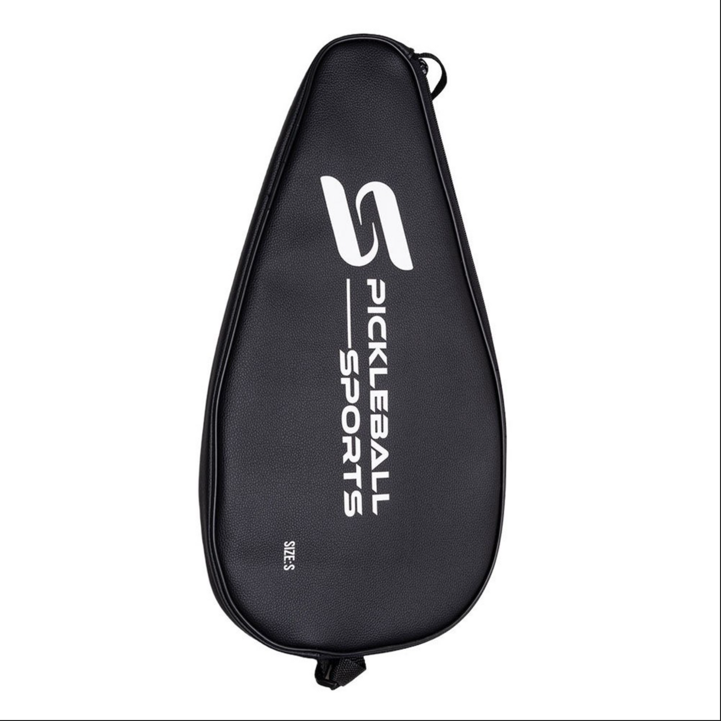 Triangle single paddle bag. Learn how to hold a pickleball paddle and carry it easily with this USP bag.