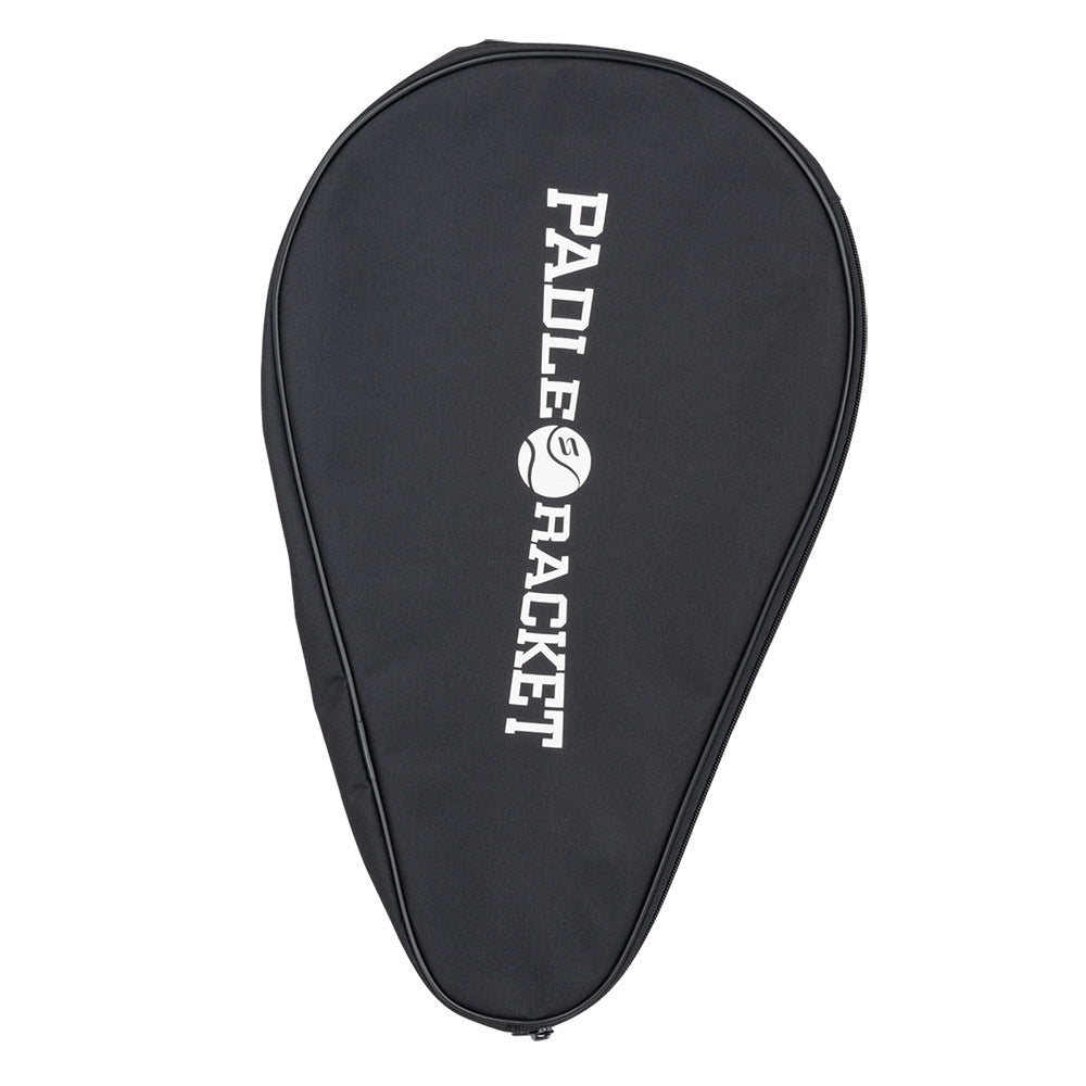 Black Oxford cloth cover for Padel/Pickleball racket. What is a good pickleball paddle.