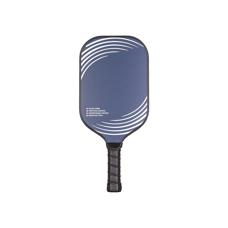Another solid blue pickleball paddle, emphasizing its fiberglass surface and Edgeless Tech. A clean, power-oriented choice for players looking where to buy a pickleball paddle.