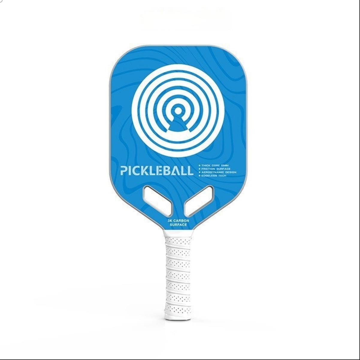 20mm 3K carbon ripple design showing what material is best for pickleball paddles.