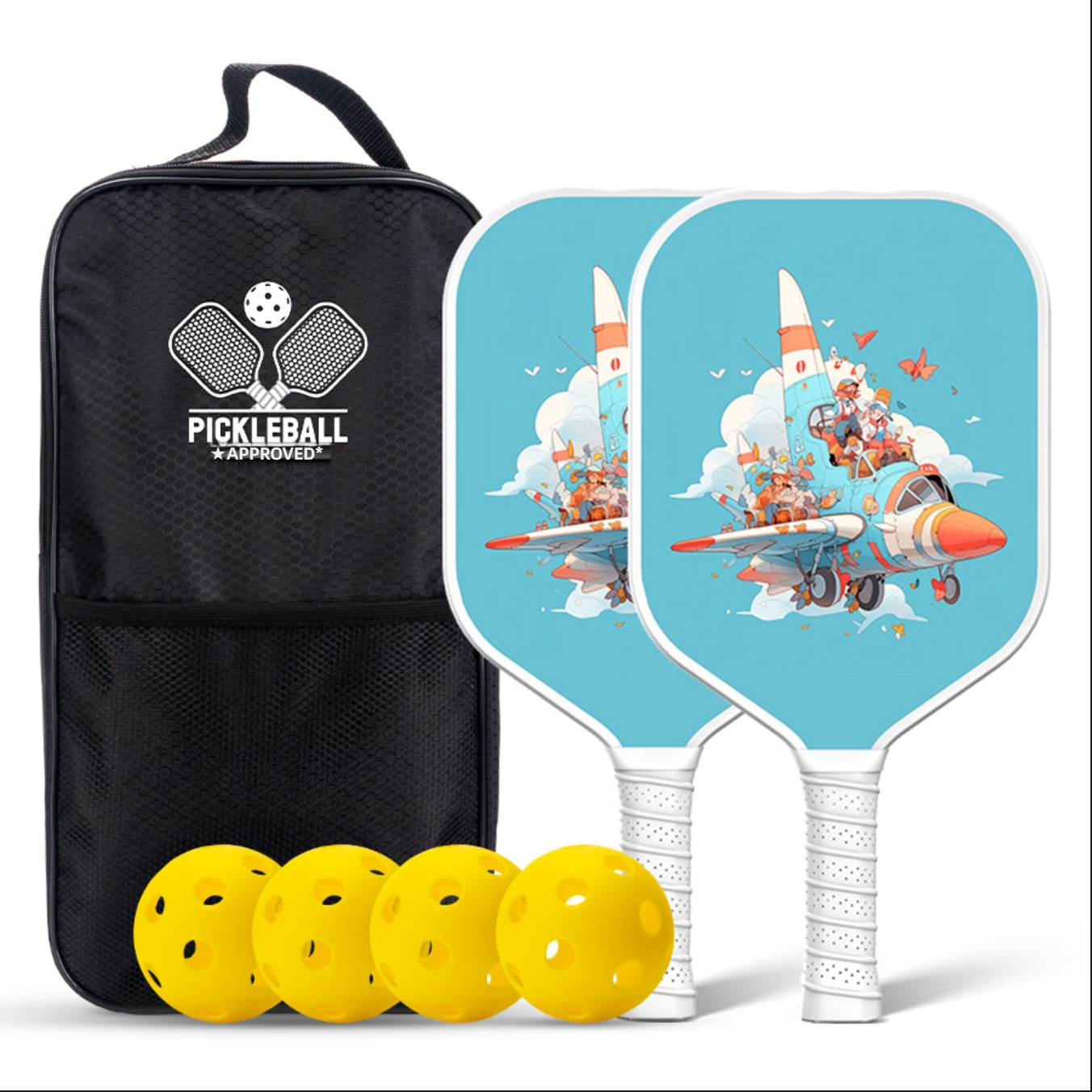 Xephira Prelude Set | Carbon Fiber Elite 2-Paddle Kit | Honeycomb Core