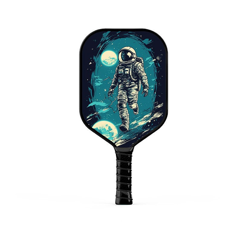 Where to buy pickleball paddles? This astronaut theme shows what material is best with 16mm thickness.