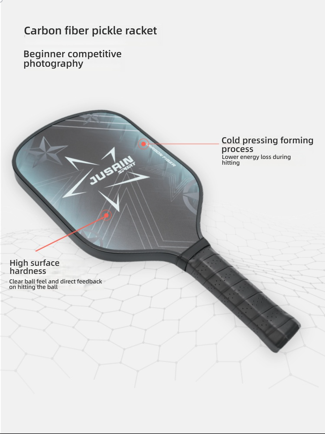 Detail shot of cold pressing process, the core of what are good pickleball paddles. This craftsmanship ensures hardness, helping you decide which pickleball paddle is best for me.