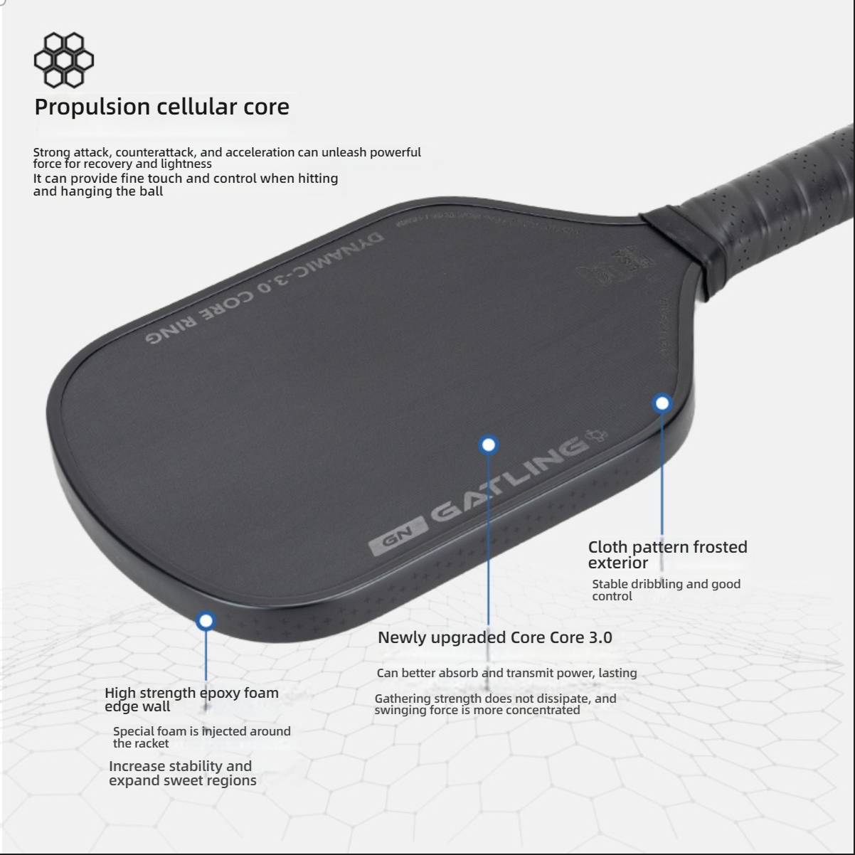 USP: Core 3.0 system and epoxy foam edge wall to expand sweet spot. The answer to which pickleball paddle is best for me.