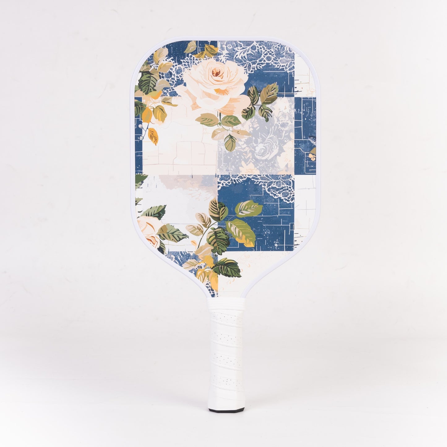 Where to buy pickleball paddles? This floral fiberglass paddle is a good pickleball paddle for beginners.