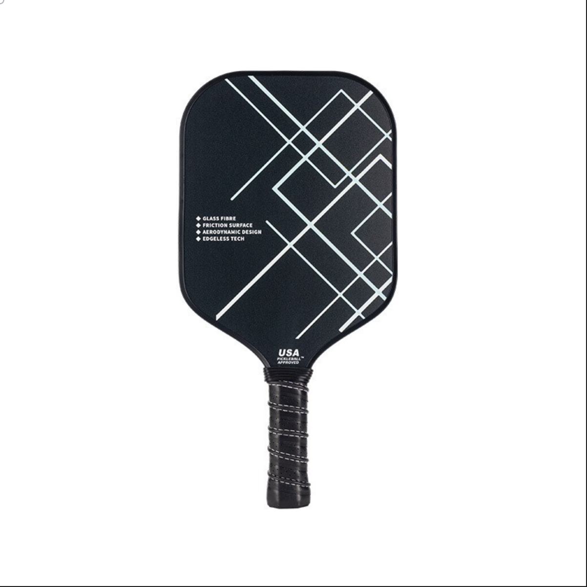 EN: Good pickleball paddle for beginners with USP: Abstract geometric patterns.