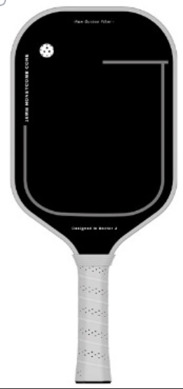 EN: Which pickleball paddle to buy for stealth? USP: Sleek grey line minimalist.