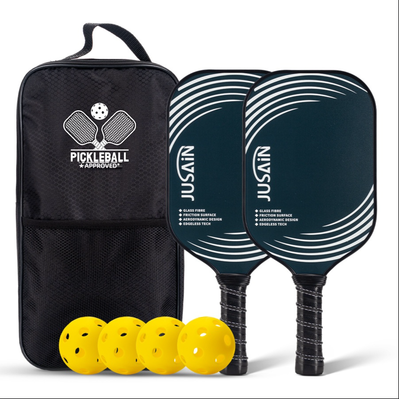 What is the best pickleball paddle? Xephira Jusain dark series featuring professional Edgeless Tech.