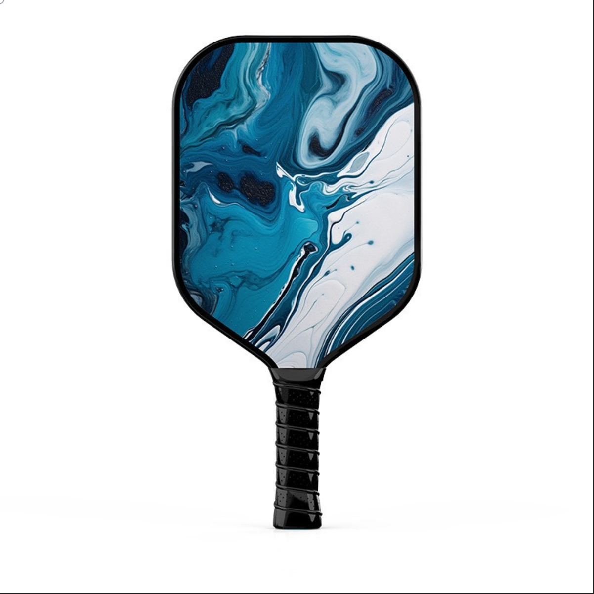 EN: Where to buy a pickleball paddle with luxury style. USP: Elegant marble stone texture.