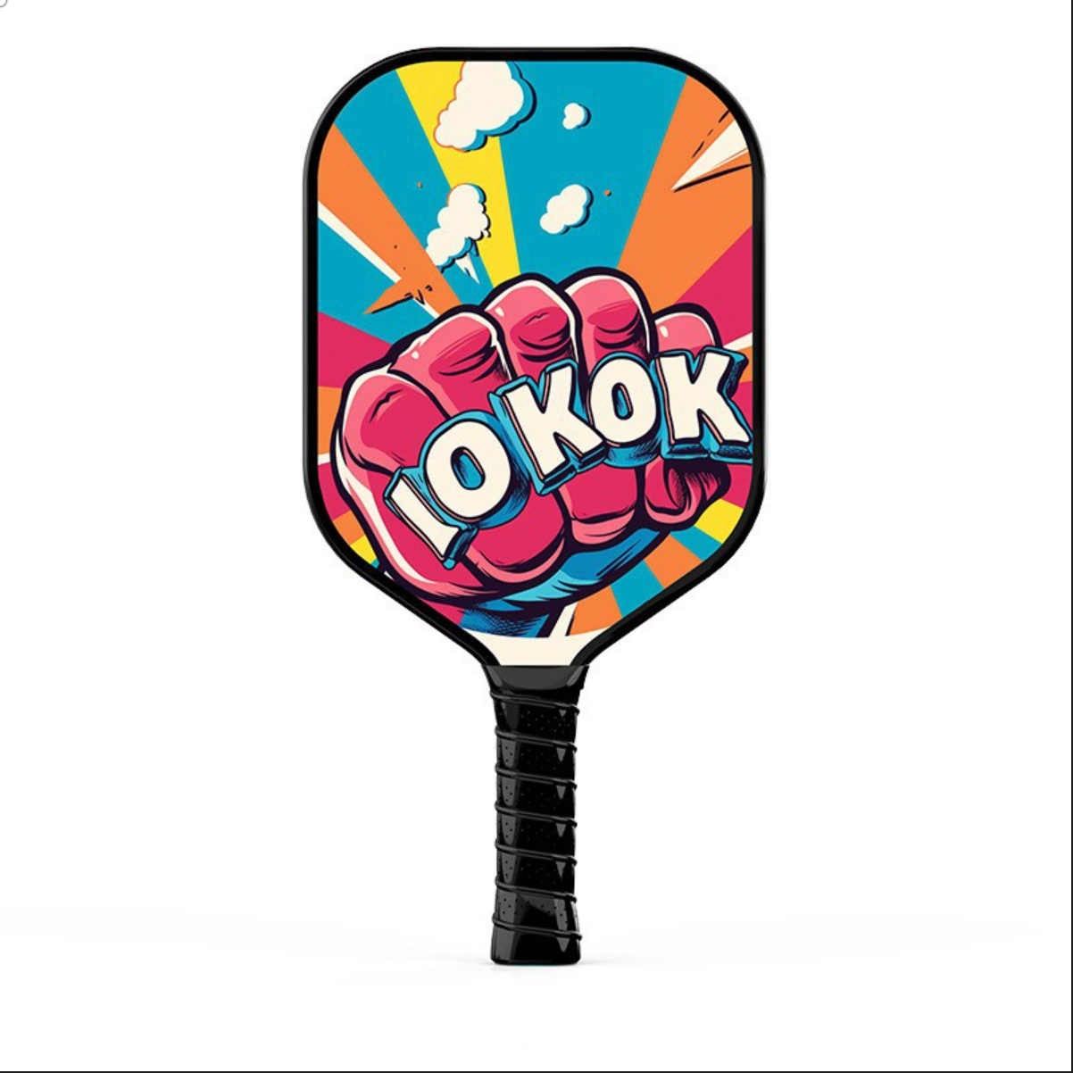EN: What is the best paddle for pickleball entry-level? USP: Vibrant "OK" gesture art.