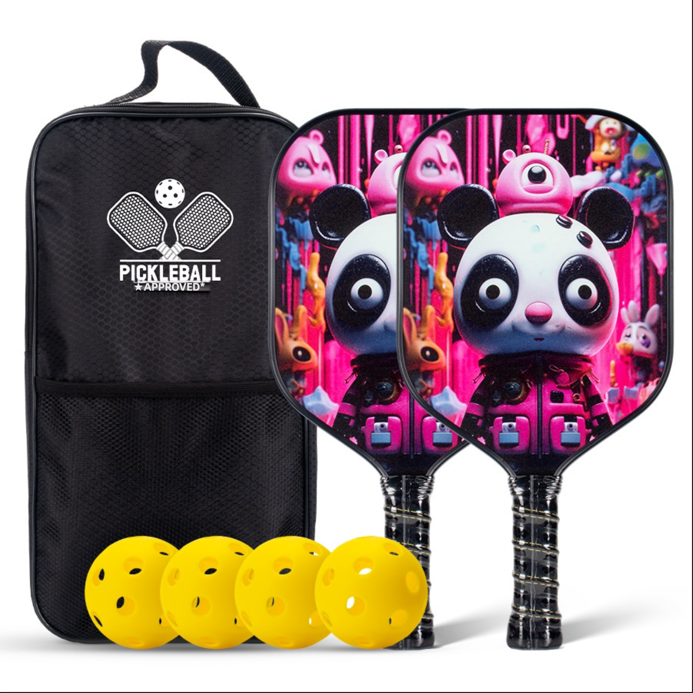 What is a good pickleball paddle for beginners? Xephira Panda Cartoon series is a top USP: Parent-child choice.