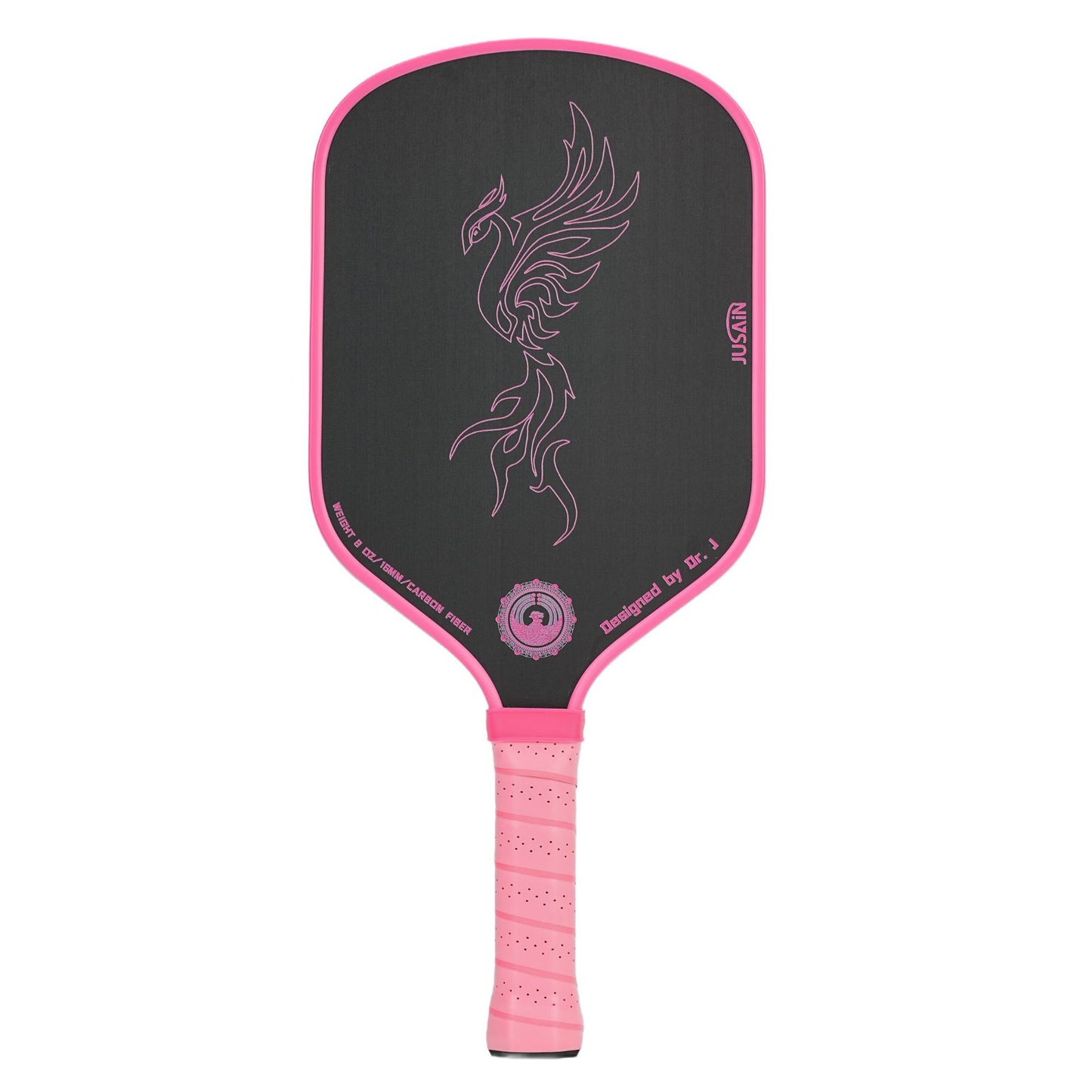 Pink Real City design. What is a good pickleball paddle for beginners? Learn how to hold a pickleball paddle for a better hitting experience.