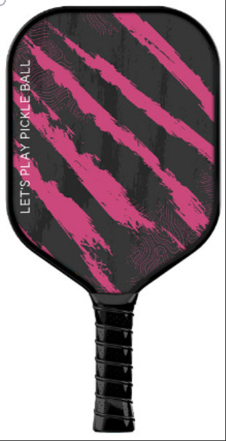 EN: What is a good pickleball paddle for women players? USP: Vibrant pink splash art.