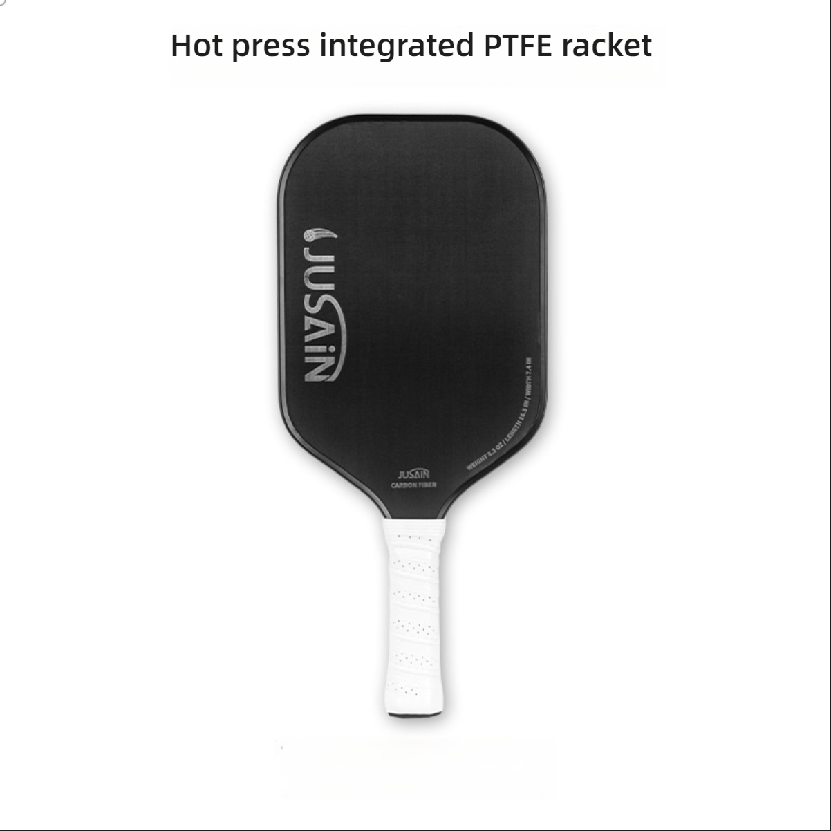 EN: What material is best for pickleball paddles? USP: Friction-enhanced PTFE coating art.