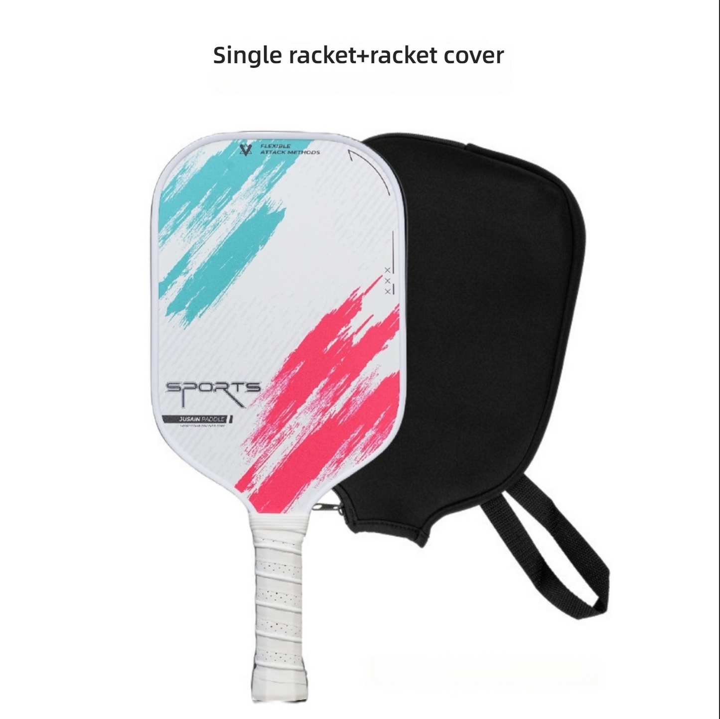 What is a good pickleball paddle? Xephira single paddle and cover combo, durable and standard specifications.