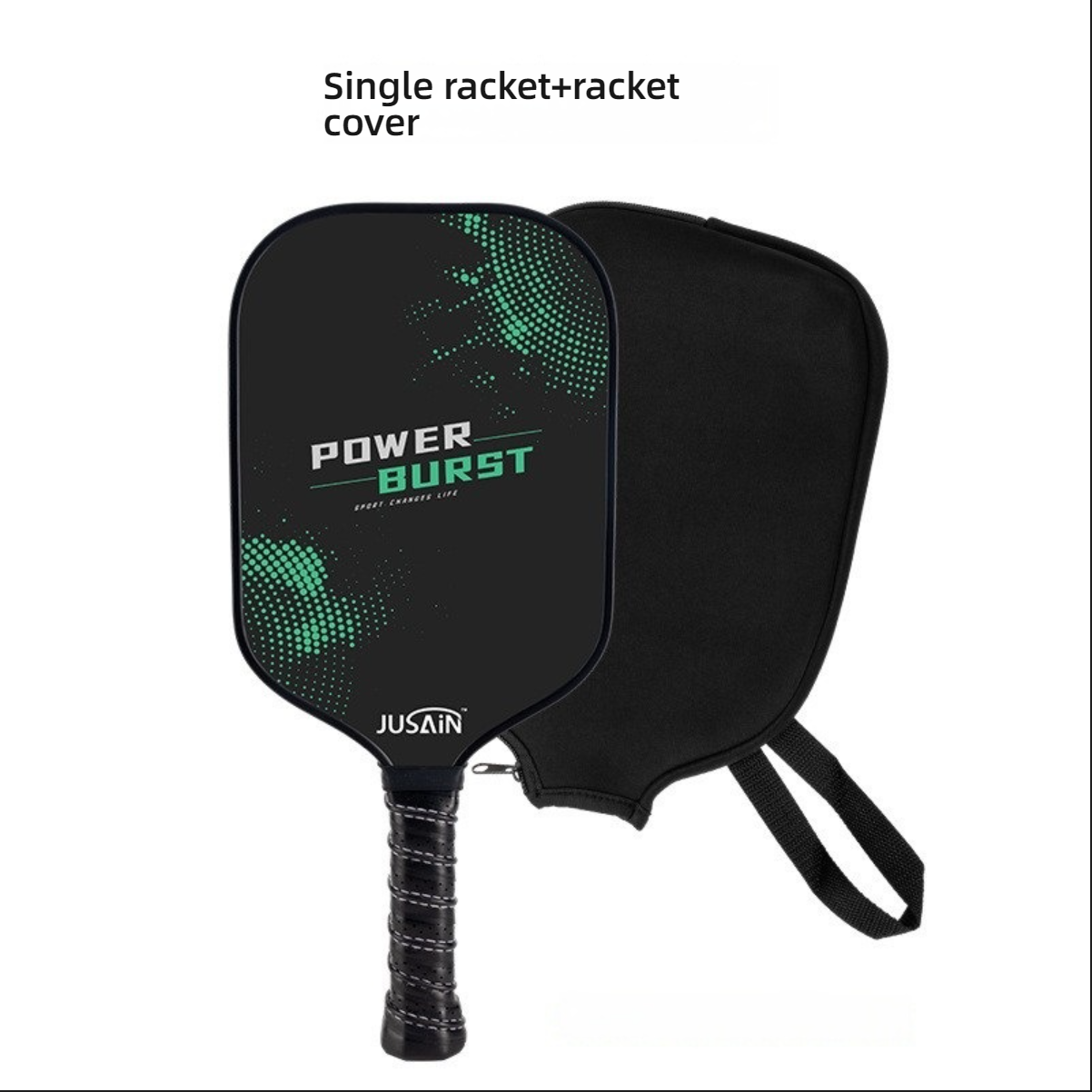 Single green Power Burst paddle with cover. What is a good pickleball paddle for daily training?