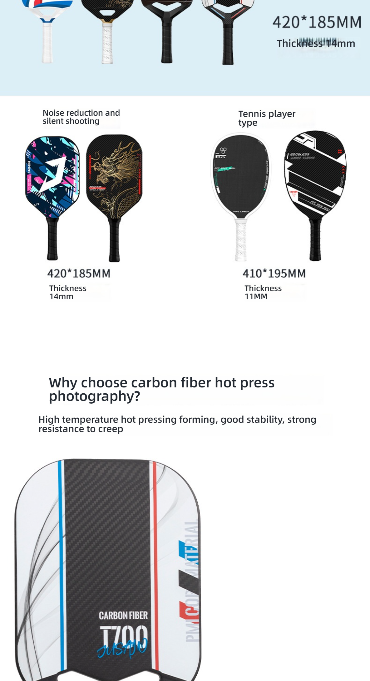 Tennis player type paddle. USP: 11mm ultra-thin. Info on how do i choose a pickleball paddle for beginners.