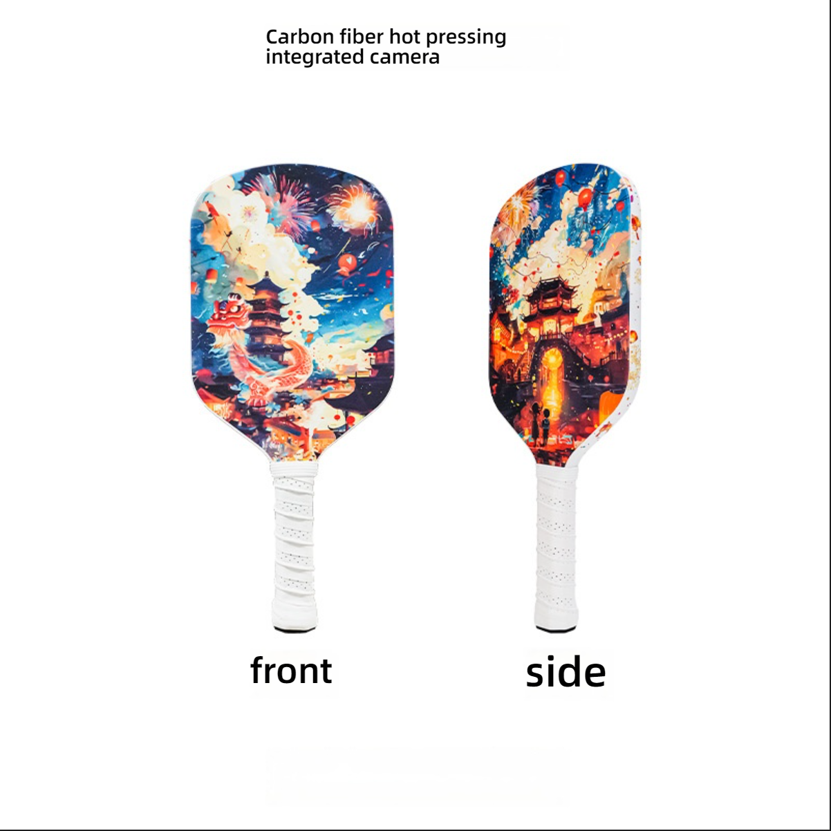 White handle Dragon-art paddle with integrated molding USP. Where can i buy pickleball paddles that combine aesthetics and professional performance?