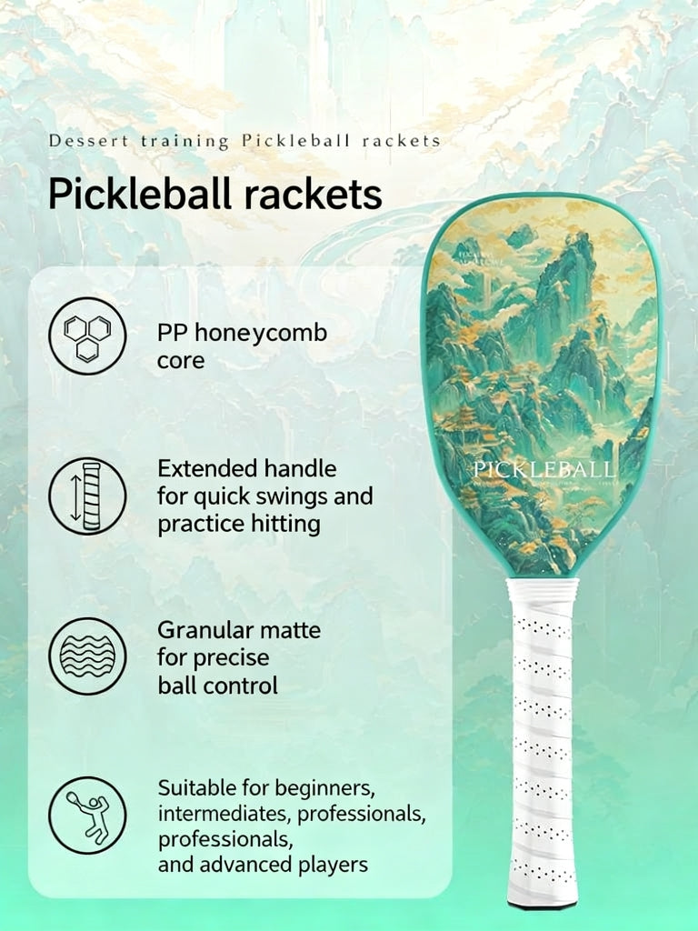Xephira carbon fiber pickleball paddle with PP honeycomb core and extended handle. Learn how do i choose a pickleball paddle for beginners with this versatile design.