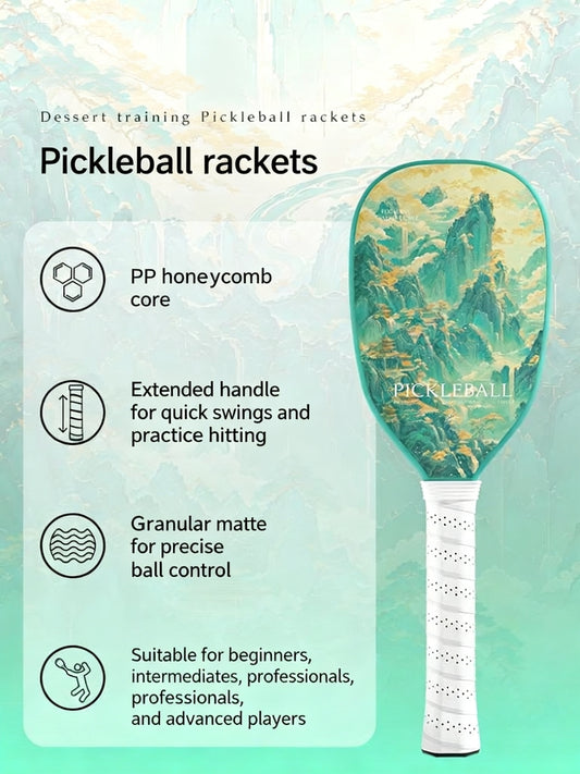 Xephira carbon fiber pickleball paddle with PP honeycomb core and extended handle. Learn how do i choose a pickleball paddle for beginners with this versatile design.