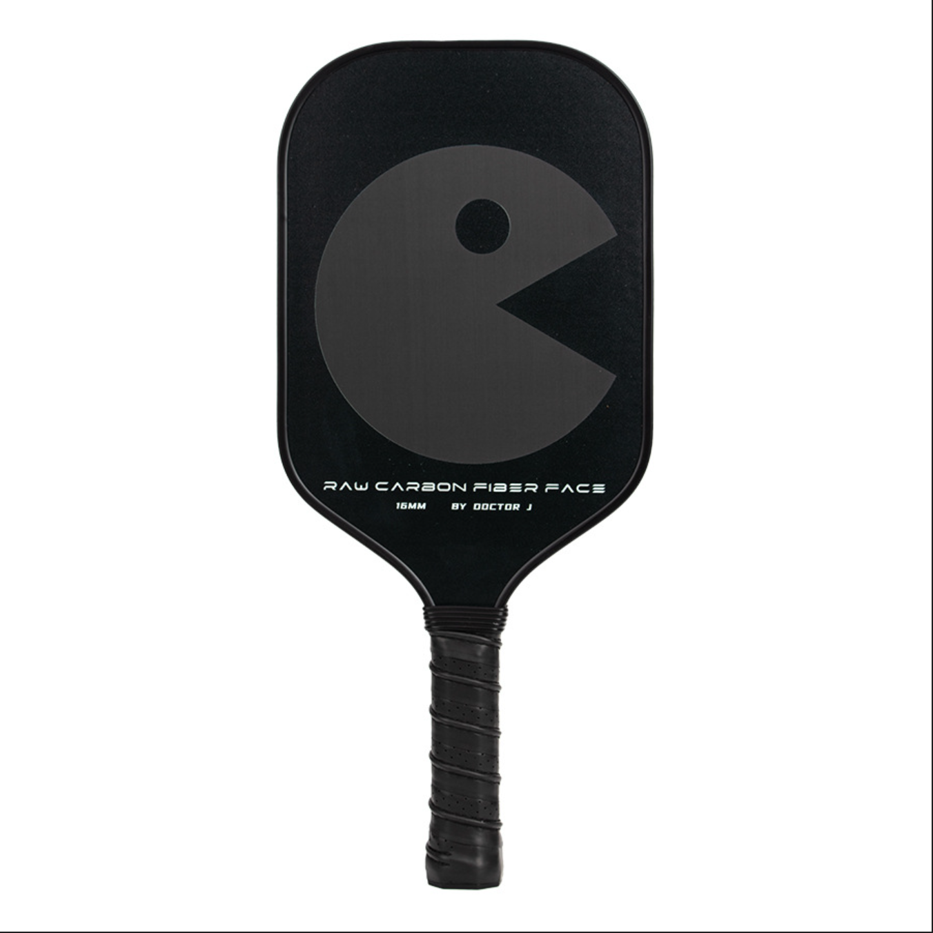 Xephira Pac-man themed carbon fiber face. Which pickleball paddle to buy for style? This 16mm model is the best pickleball paddle for beginners and pros.
