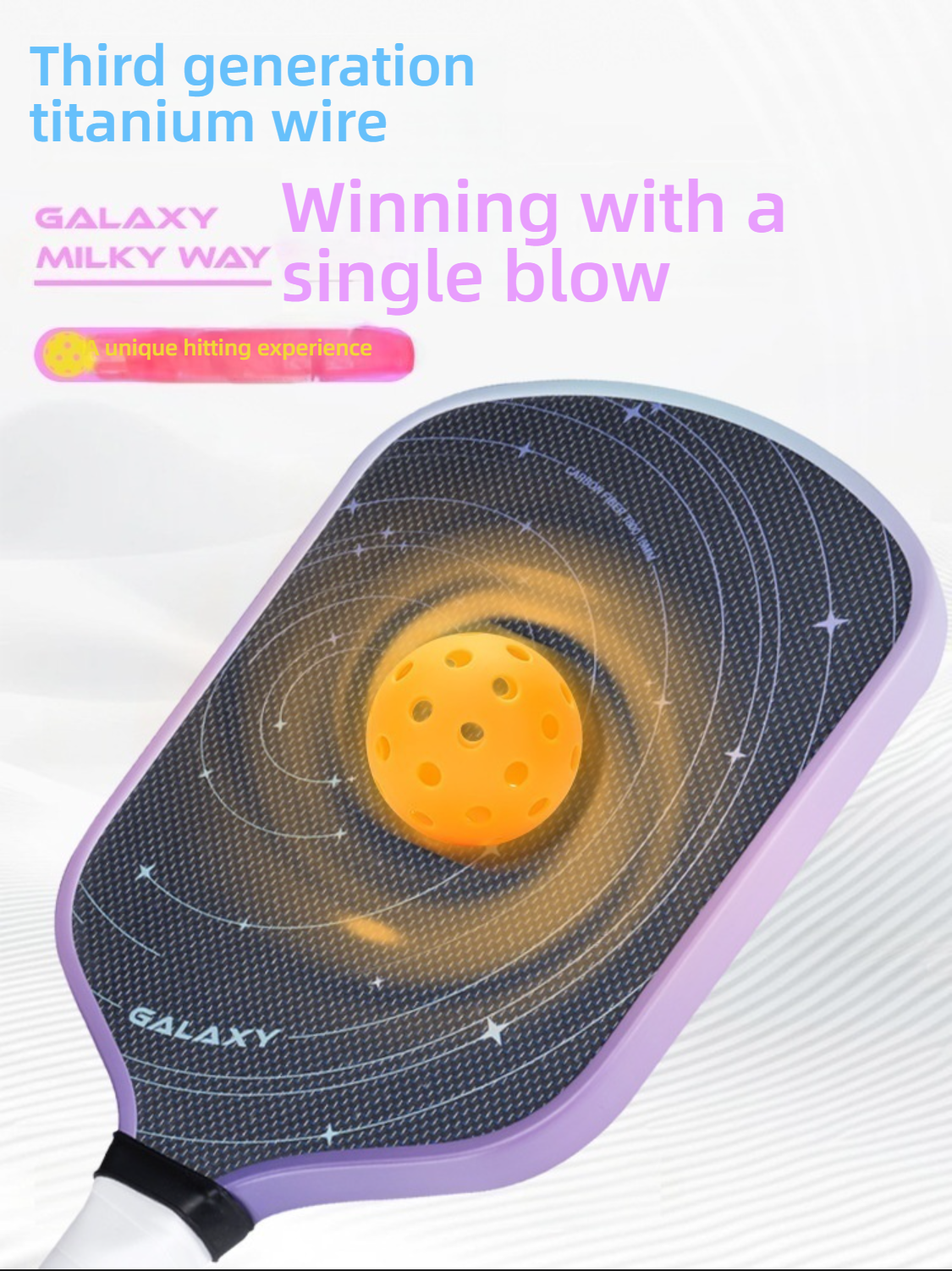 Xephira 3rd Gen titanium wire surface. What is the best pickleball paddle for a unique hitting experience and high speed?