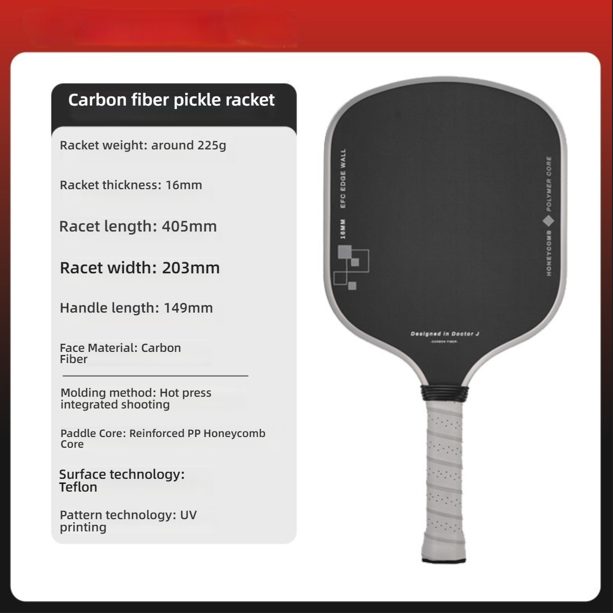Xephira professional paddle with white edge design and hot press molding, a top choice when searching where can i buy pickleball paddles.
