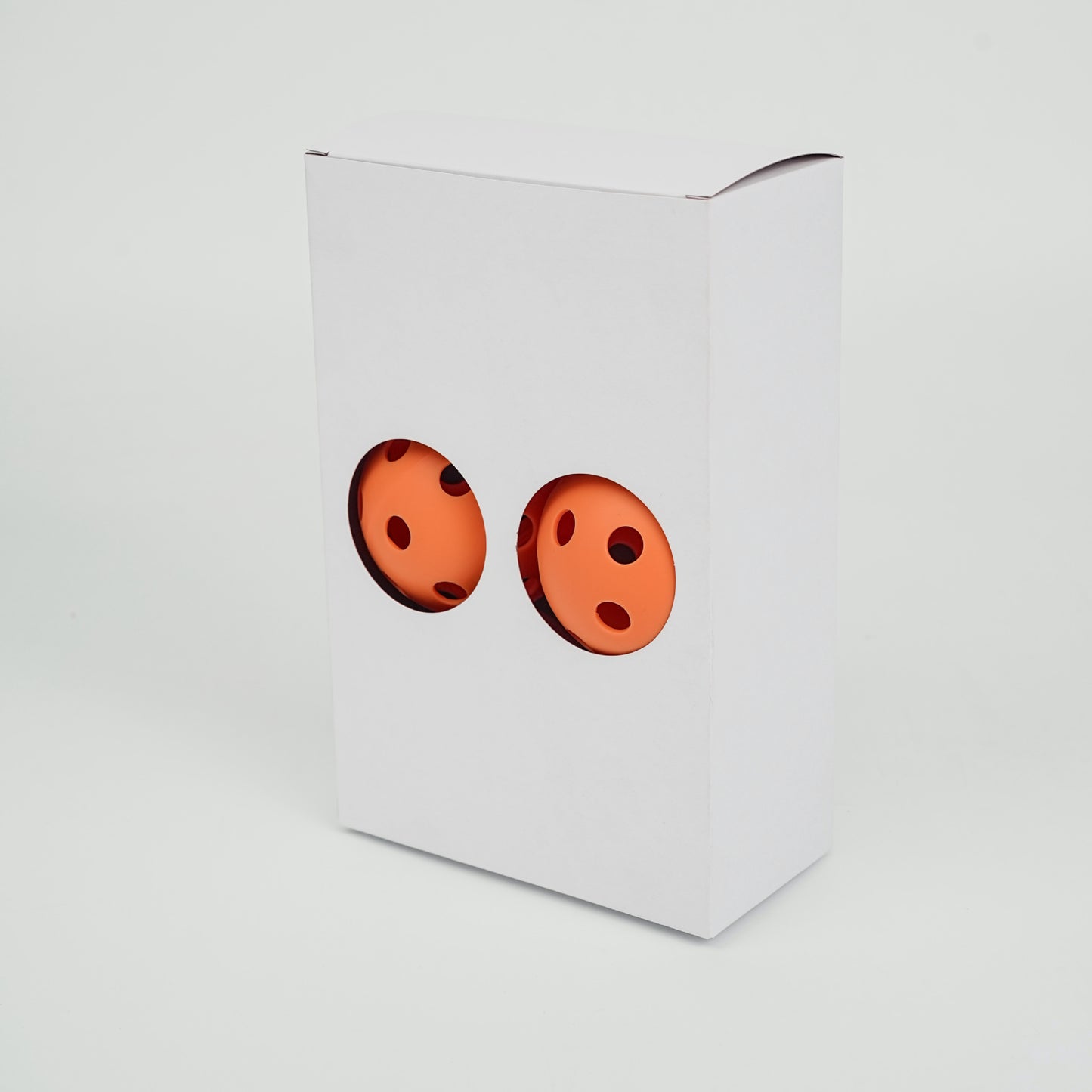 Orange TPE 26-hole indoor pickleballs in a white 6-ball box. What is the best pickleball paddle for beginners.