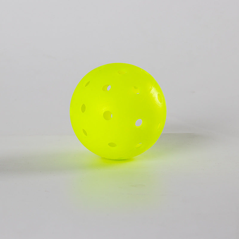PE 40-hole Neon Green competitive pickleball. What makes a pickleball paddle good is the ball's speed.